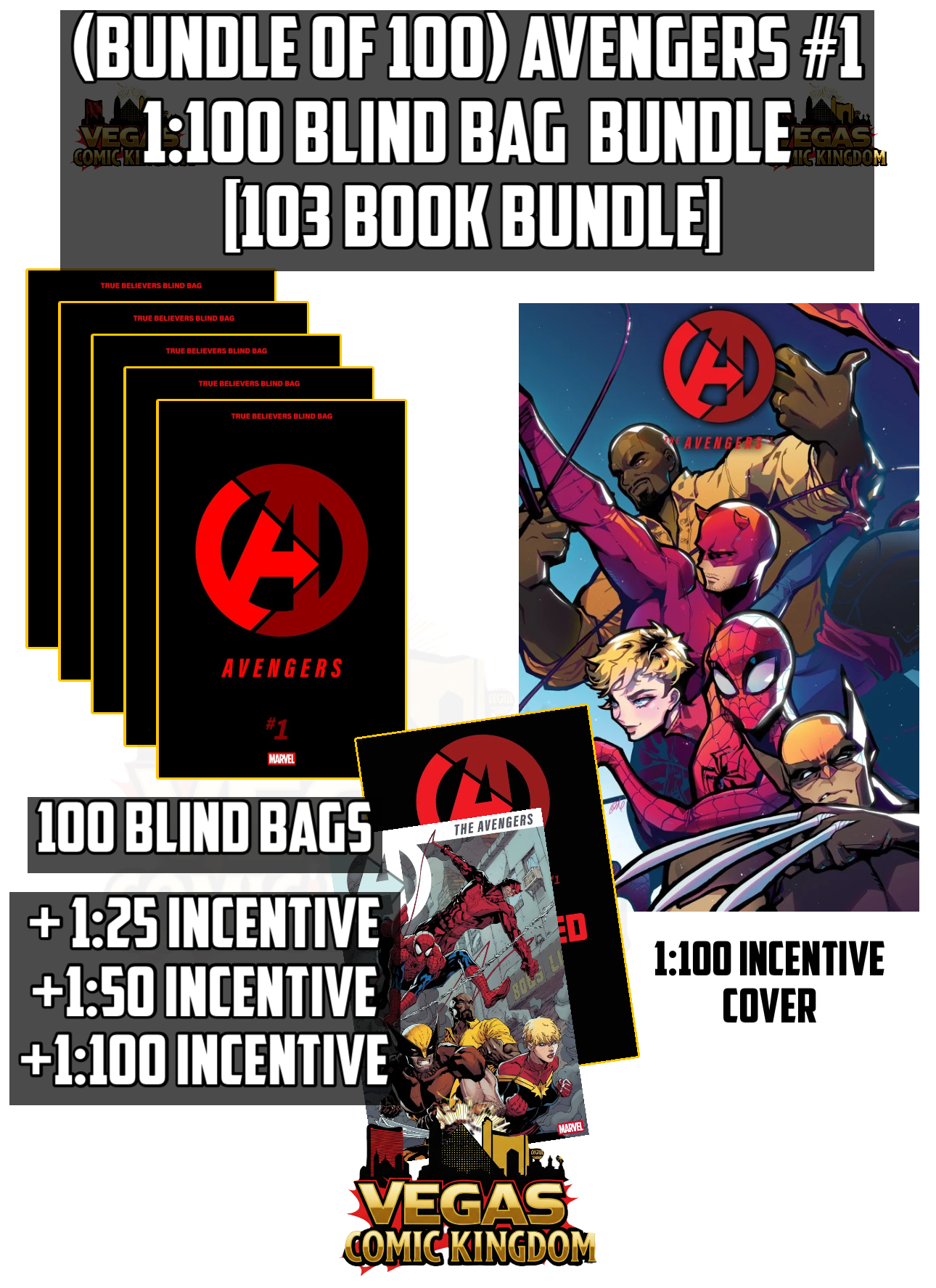 Avengers #1 Blind Bag Bundles (1st Print) Marvel Comics 2026