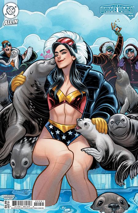 WONDER WOMAN #29 CVR E ELIZABETH TORQUE SWEATER WEATHER CARD STOCK VAR (1st Print)