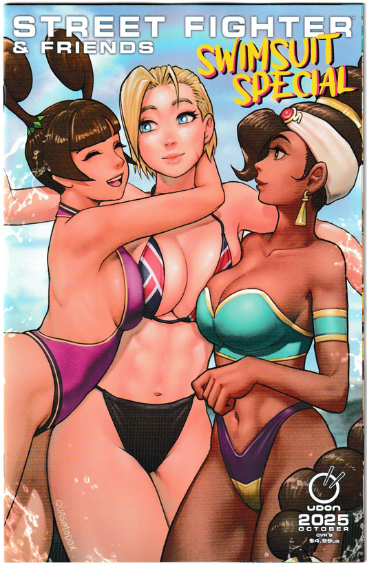 2025 Street Fighter & Friends Swimsuit Special #1 Cover B Quasimodox Cover