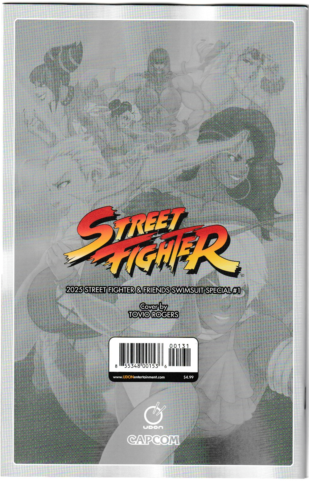 2025 Street Fighter & Friends Swimsuit Special #1 Cover C Tovio Rogers Cover