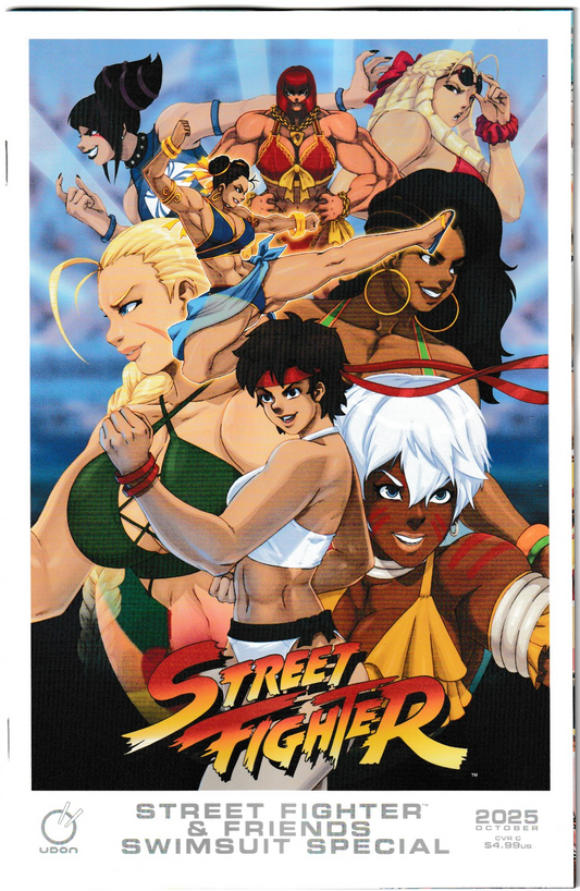 2025 Street Fighter & Friends Swimsuit Special #1 Cover C Tovio Rogers Cover