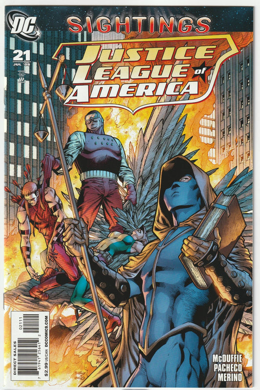 Own the climax of a modern DC saga with Justice League of America (2006) #21, a collector’s standout loaded with investment upside! Released in May 2008, this pivotal issue from Dwayne McDuffie’s dynamic JLA run brings a thrilling arc to a close, as Superman, Batman, and Wonder Woman lead their League to triumph over mounting odds. With Ed Benes’ breathtaking artwork and McDuffie’s masterful storytelling, JLA #21 delivers a satisfying payoff that cements its status in the 2006 relaunch’s legacy.