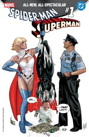 Marvel/DC: Spider-Man/Superman #1 (One-Shot) Variant Cover Adam Hughes