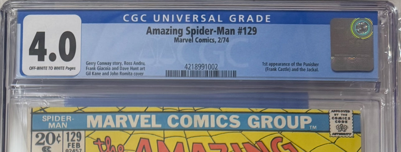 V.I.P. Prime Bundle – VegasComics.com Exclusive! - $6,949 Value! 1,000 Blind Bags + Amazing Spider-Man (1963) #129 (CGC 4.0, White/Off-White Pages)
