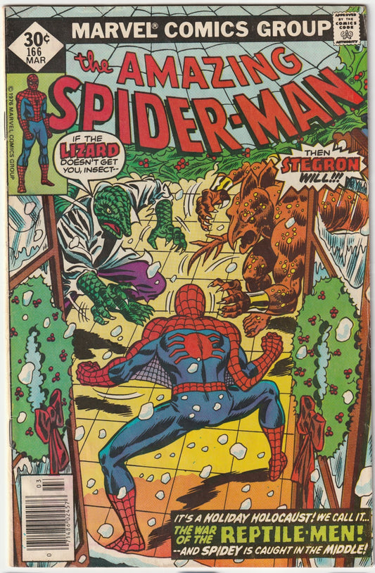 Amazing Spider-Man (1963) #166 Newsstand
