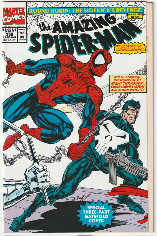 Amazing Spider-Man (1963) #358 Wraparound Cover