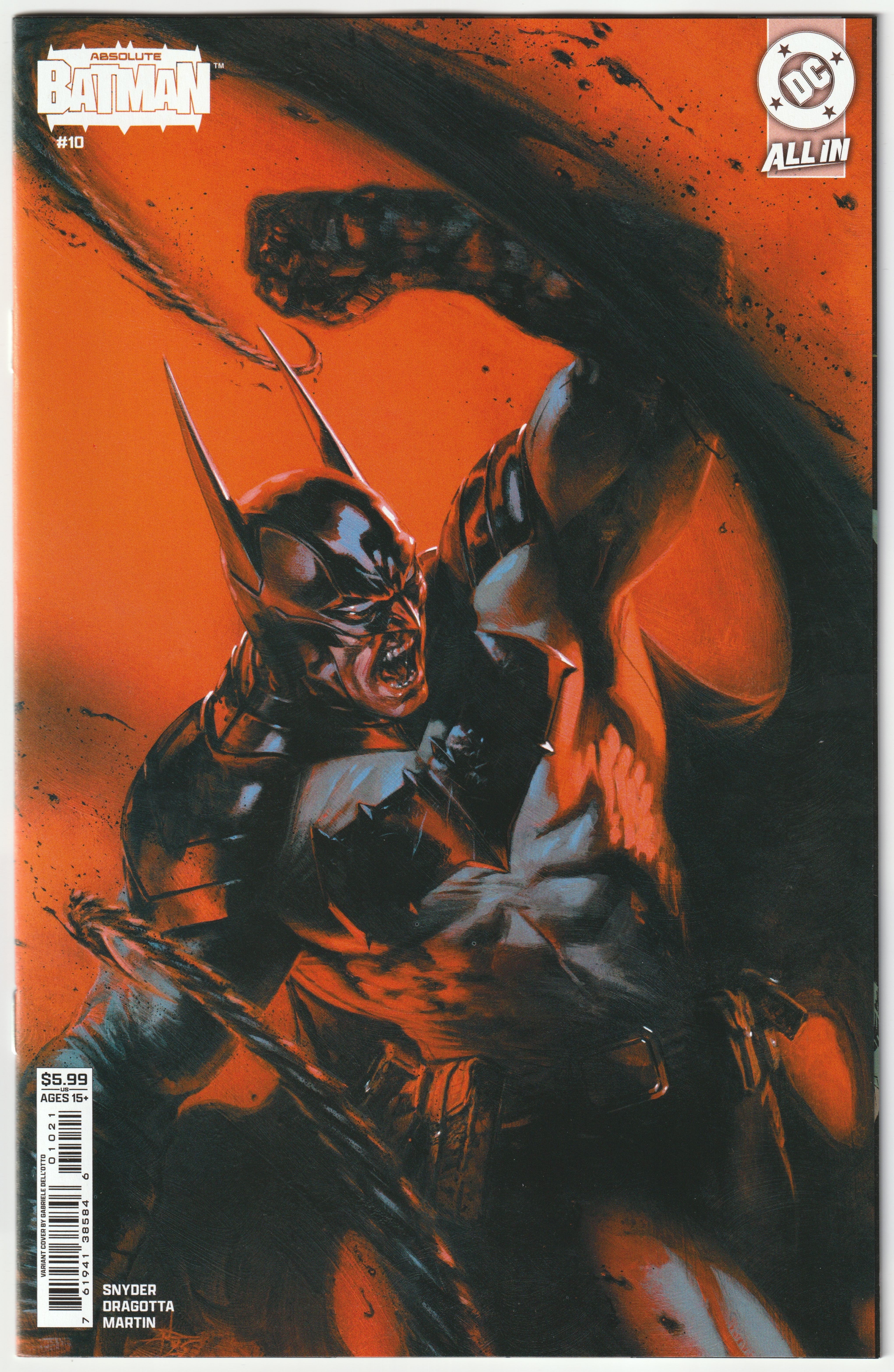 Absolute Batman #10 Gabriele Dell'Otto Variant Cover (NM/NM+)