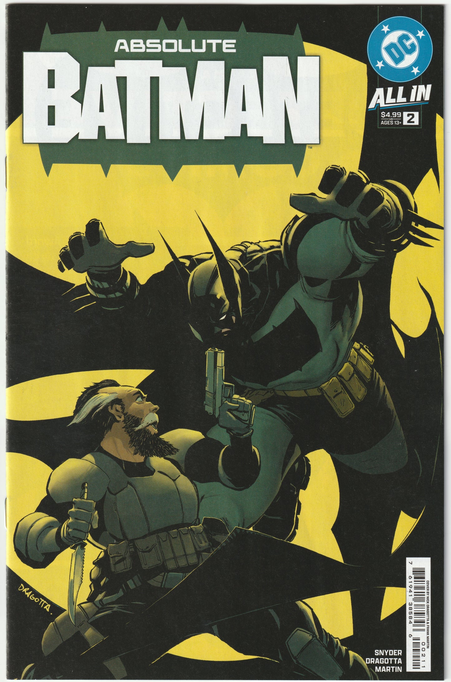 Absolute Batman #2 1st Print Dragotta/Martin Cover (NM/NM+)
