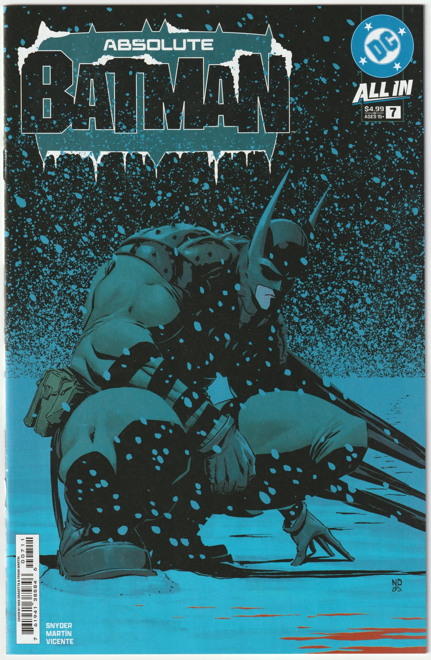 Absolute Batman #7 (2025) 1st Print Dragotta Martin Cover (NM/NM+)
