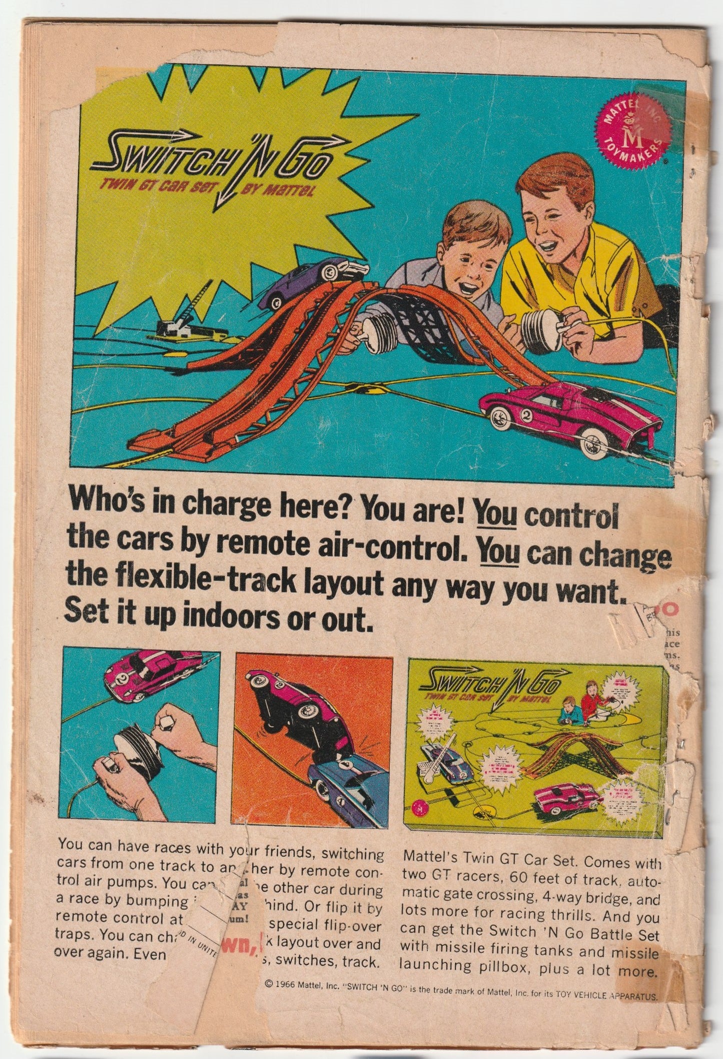 Action Comics #341 "Superman Versus Super Clark Kent!" & "The Four Helpless Heroes"(GD/GD-)