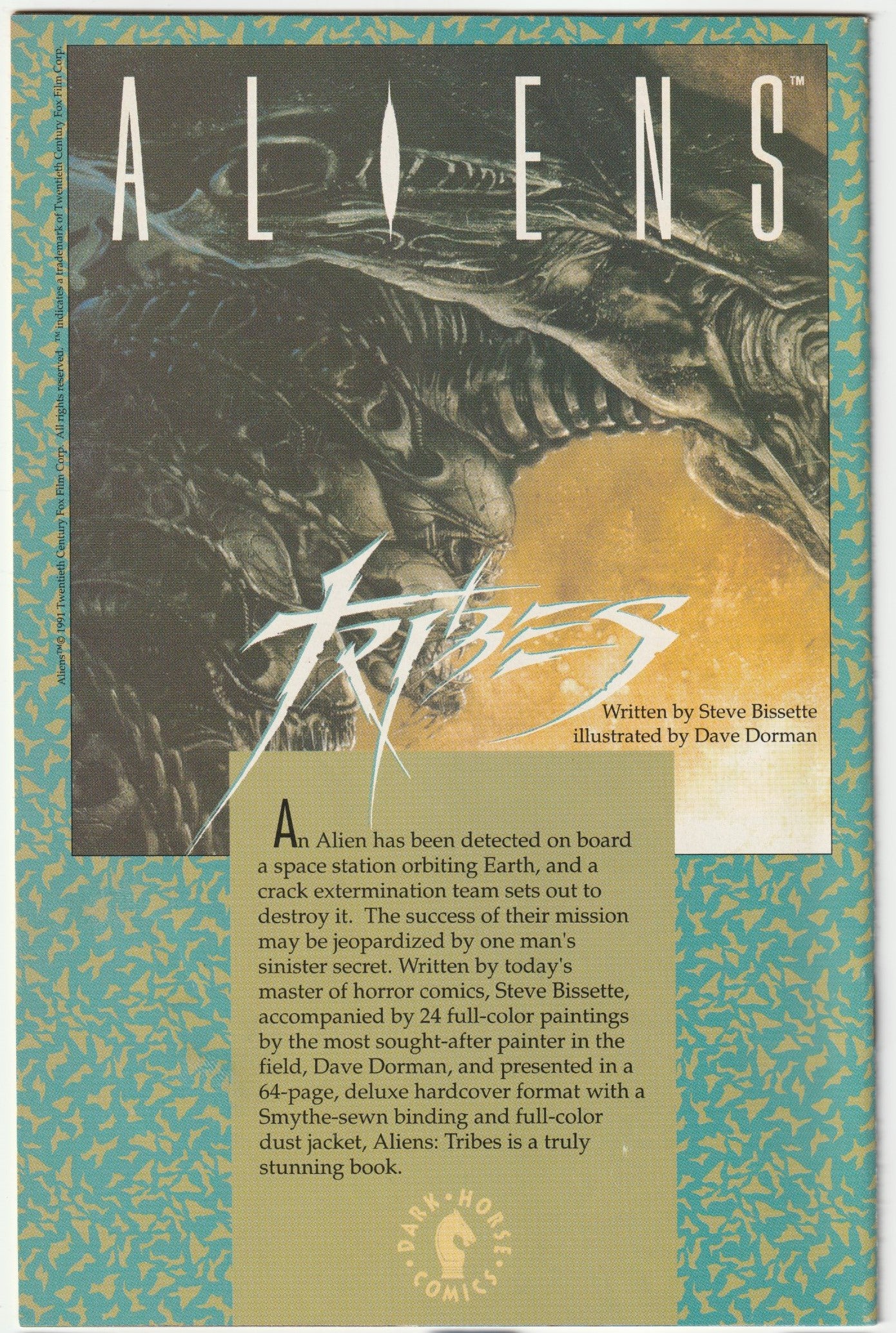 Aliens: Genocide #1 (Dark Horse Comics, 1991) (VF/NM-)
