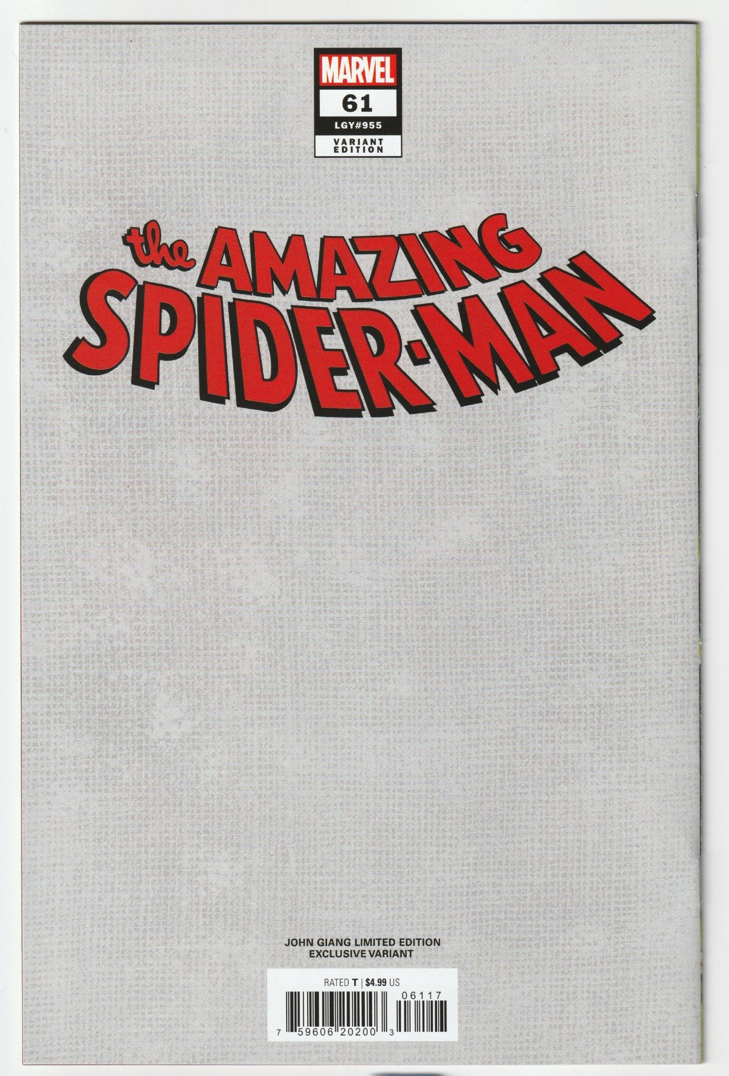 Amazing Spider-Man #61 (2024) Dr. Doom Variant Cover by John Giang