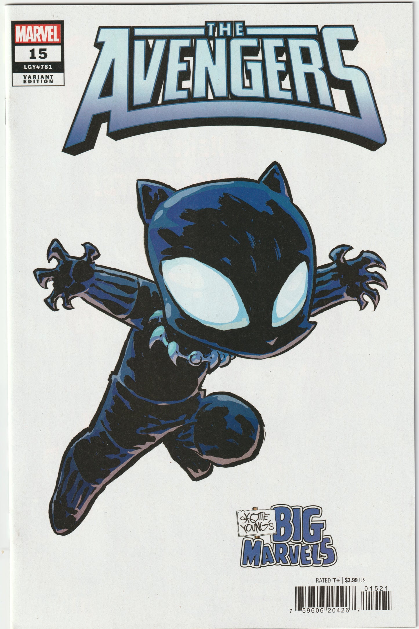 Avengers #15 Skottie Young Black Panther Trade Cover (Marvel 2023) (NM/NM-)
