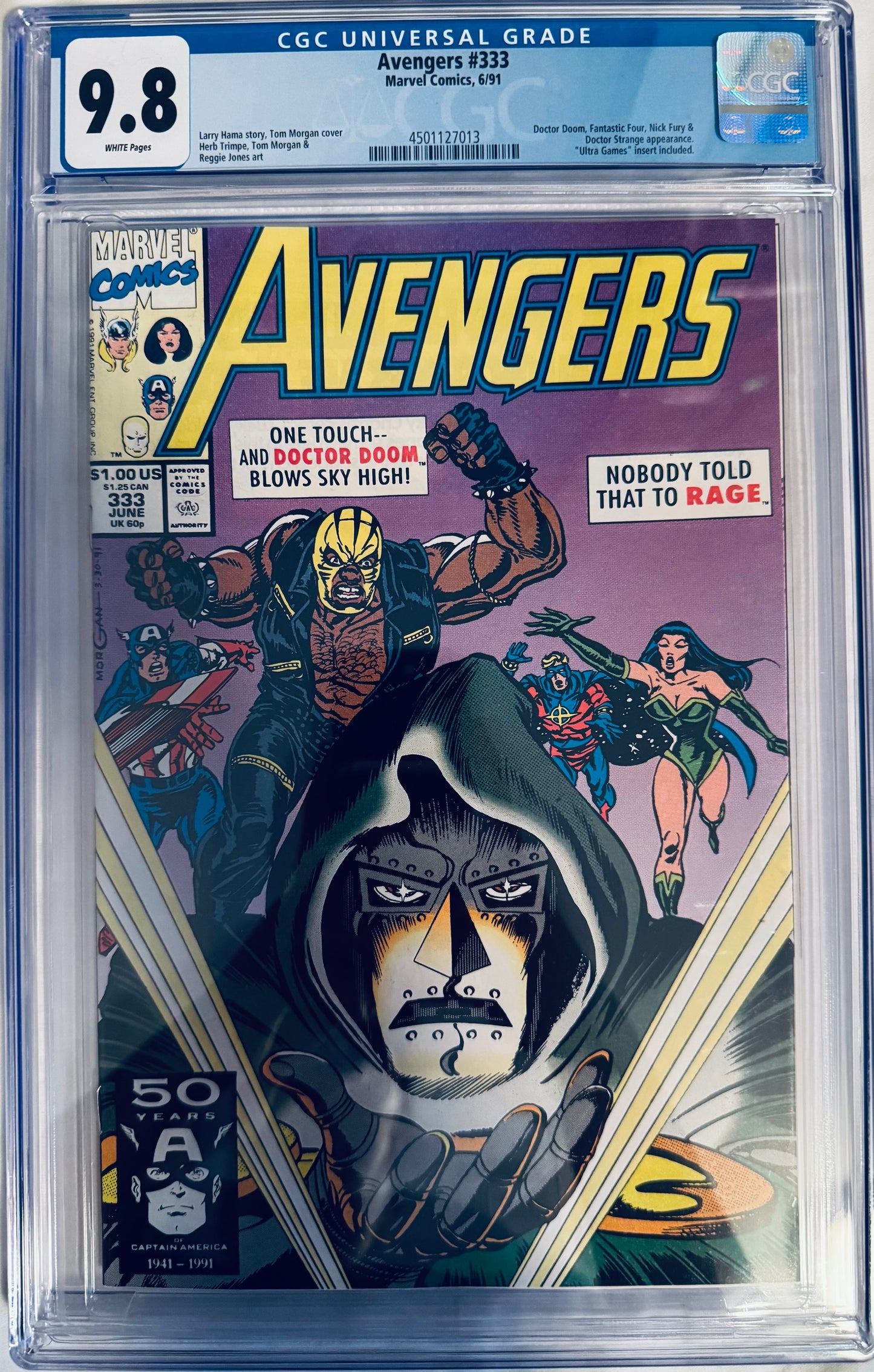 Avengers #333 "Life of the Party!" – Marvel Comics 1991 (CGC 9.8)