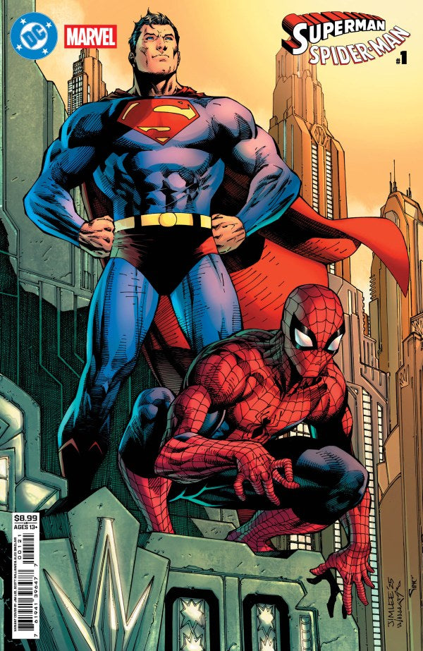 DC/Marvel: Superman/Spider-Man #1 (One-Shot) Card Stock Cover B Jim Lee