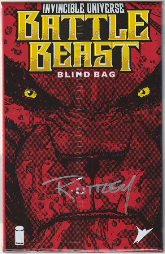 Invincible Universe: Battle Beast #1C – First Print, Cover C Sealed Poly Blind Bag Variant, Signed by Ryan Ottley (NM/NM+)