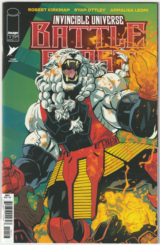 Invincible Universe: Battle Beast #1 Cover A 3rd Print Ottley & Leoni Cover – Image Comics 2025 (NM/NM+)