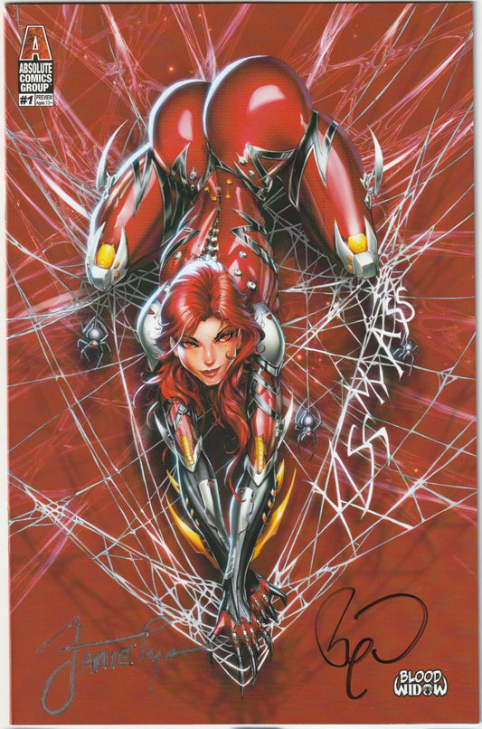 Blood Widow #1 Preview Kiss My Ass Cover Variant 2x Signed by Tyndall & Powell with COA