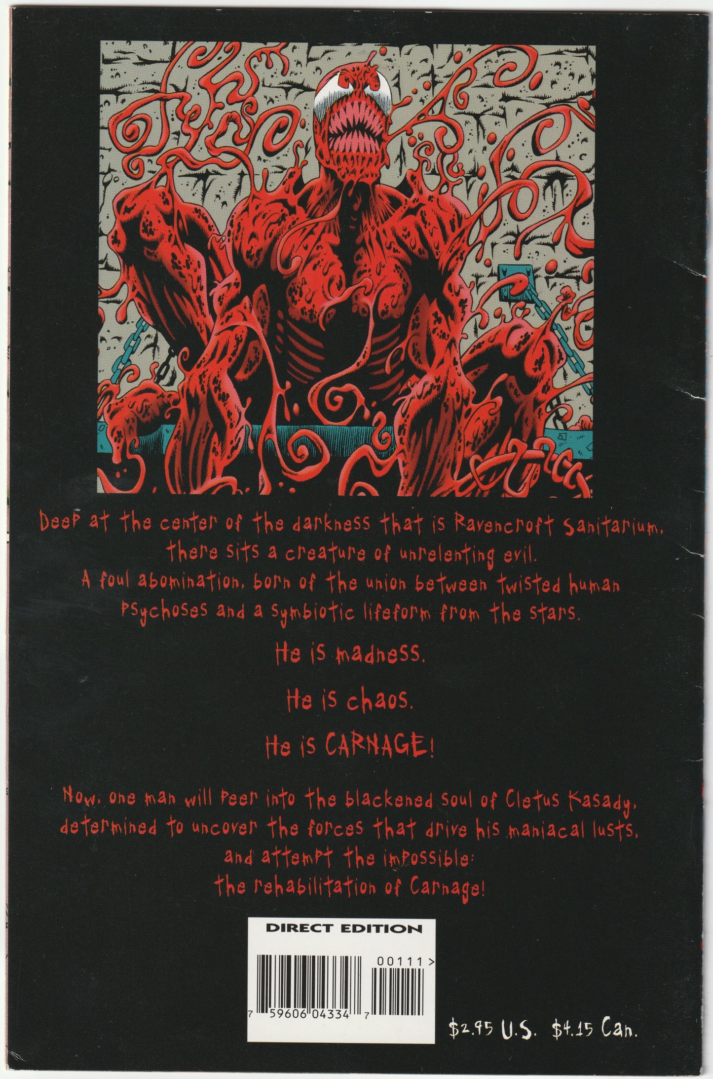 Carnage: Mind Bomb #1 (Red Foil Cover) (VF)