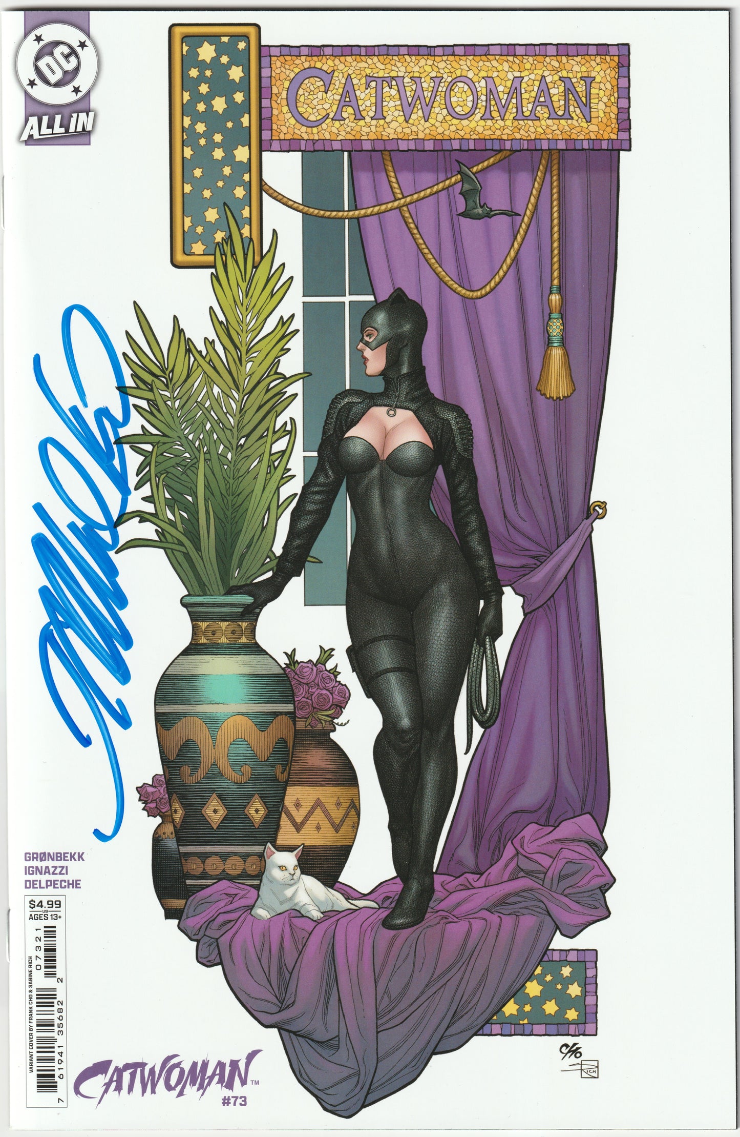 Catwoman #73 (Sabine Rich & Frank Cho Variant Cover) – Signed by Frank Cho (NM/NM-)