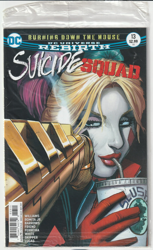 Suicide Squad (2016) #13 – DC Universe Rebirth, Sealed Poly-Bag Edition (2017, DC Comics)