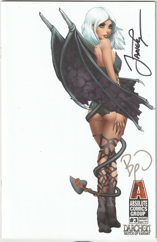 Darchon #3 Sketch-Up Variant 2x Signed by Tyndall & Powell COA