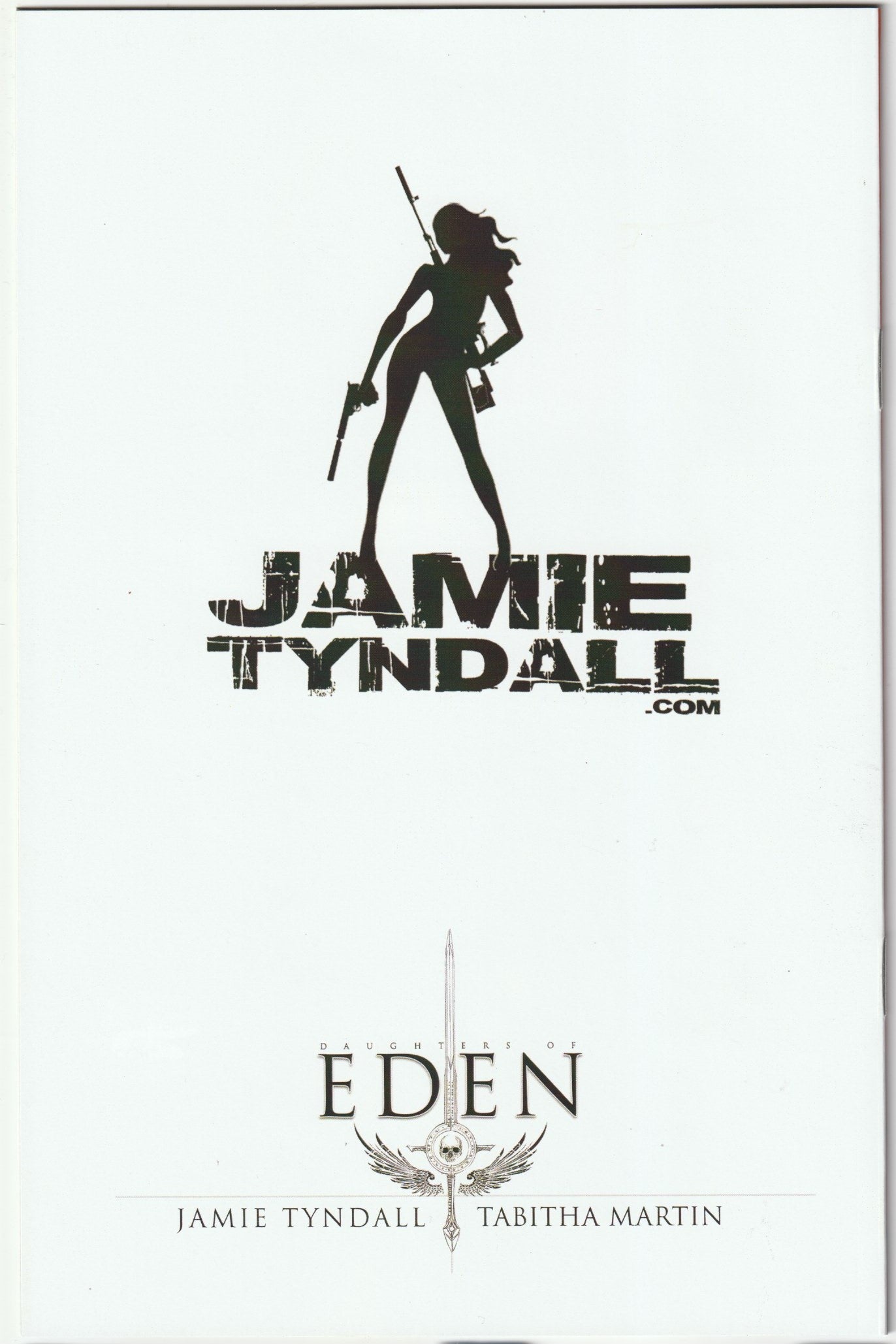 Daughters of Eden #1 - Dark Side Virgin Cover, Signed by Jamie Tyndall with COA