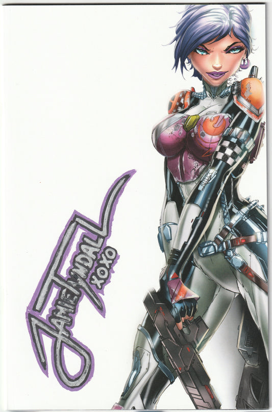 Daughters of Eden #1 Sketch-Up Variant – Cyber-Girl Cosplay (1 of 100, Tyndall Signed, COA)   (NM/NM+) - Ships in Top loader