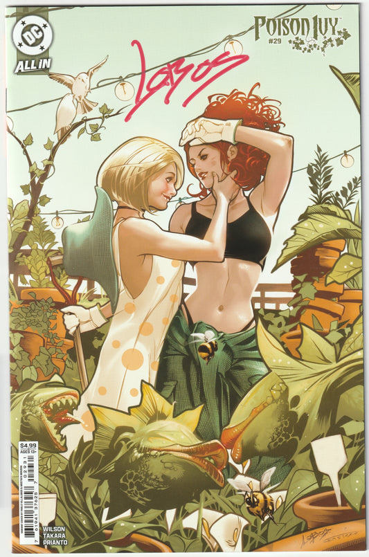 Poison Ivy #29 Pablo Villalobos Moussa Card Stock Variant Signed with COA – DC Comics 2025 (NM/NM+)