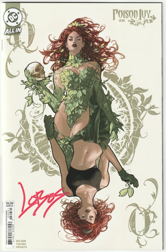 Poison Ivy #30 Pablo Villalobos Moussa Card Stock Variant Signed with COA – DC Comics 2025 (NM/NM+)