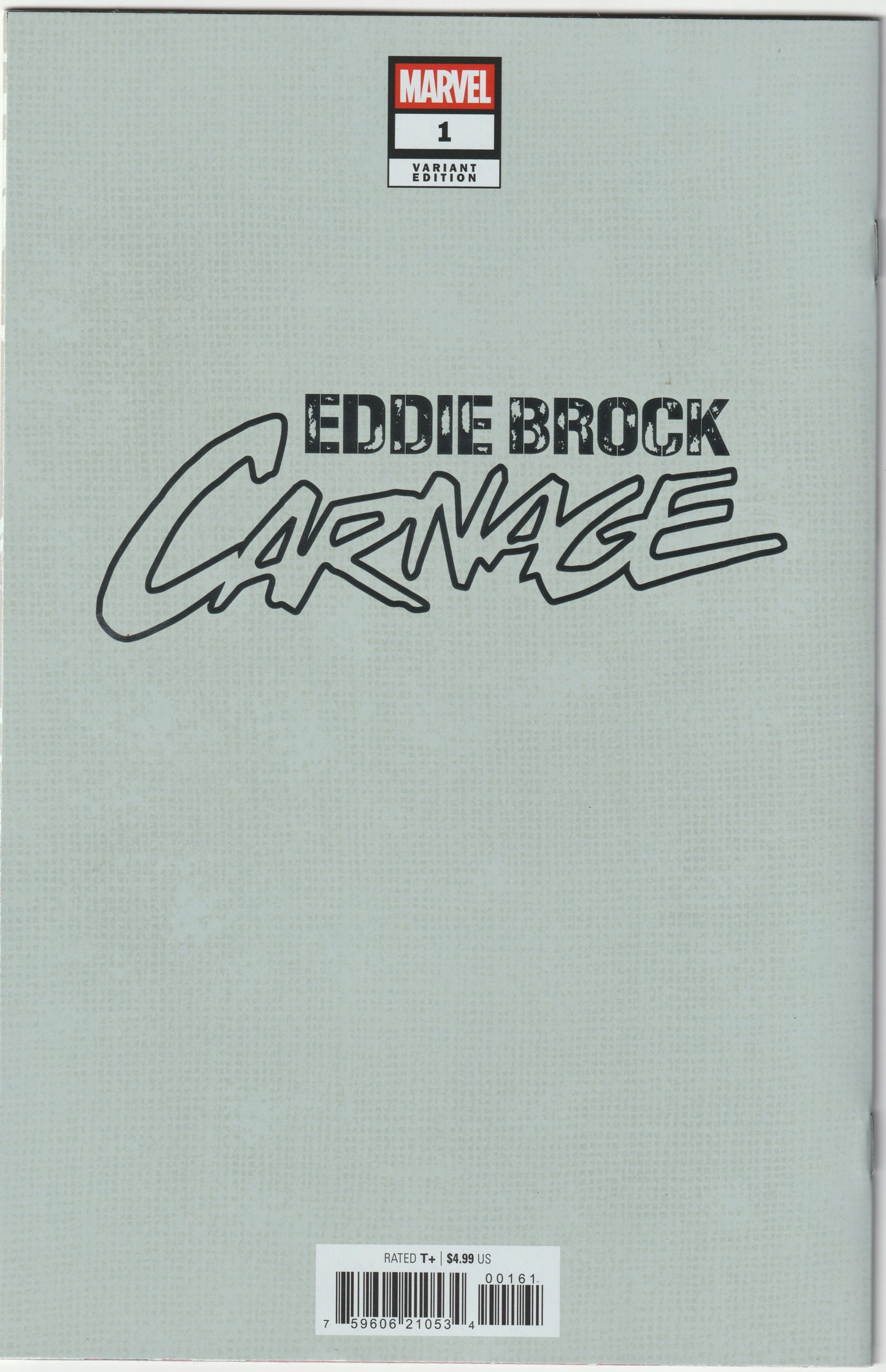 Eddie Brock: Carnage #1 (Mark Bagley Foil Variant) (NM/NM+)