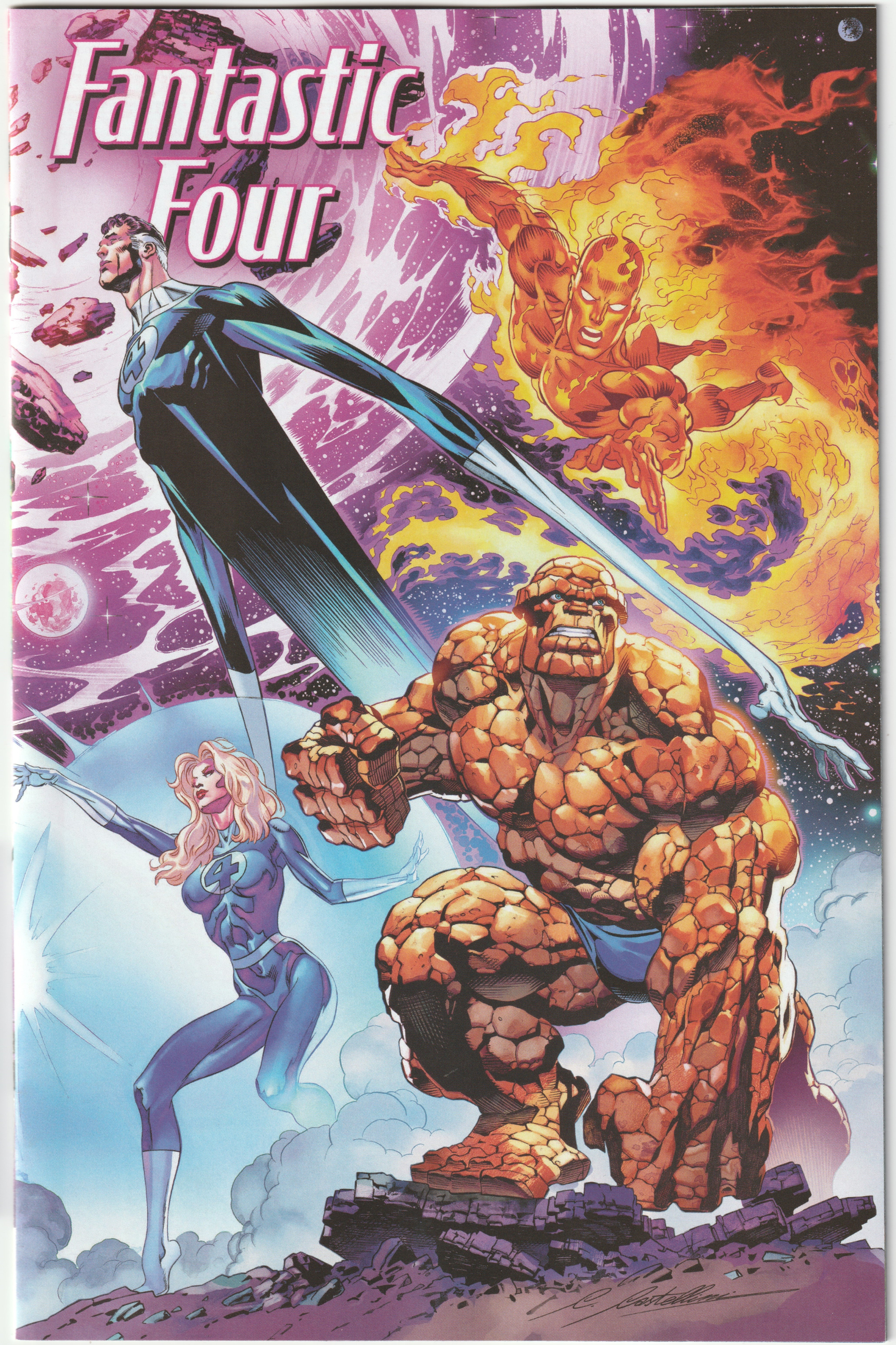 Fantastic Four #1 Claudio Castellini 1:25 Wraparound Variant Cover