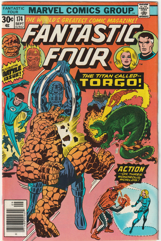 Fantastic Four #174 "Starquest!" Newsstand Edition (VF/VF+)