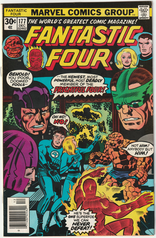 Fantastic Four #177 "Look Out for the Frightful Four!" Newsstand Edition (FN+/VF-)