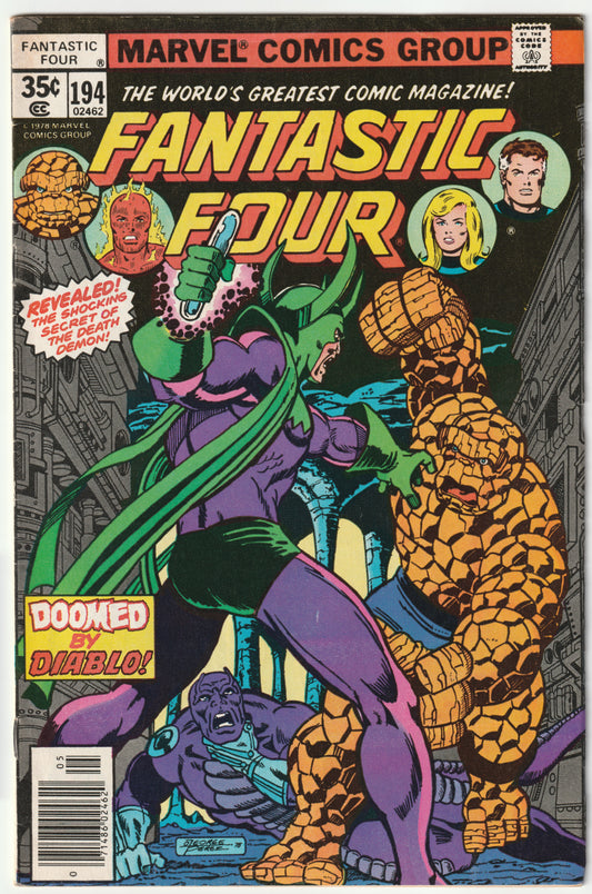 Fantastic Four #194 "Vengeance Is Mine!" Newsstand Edition (FN/FN-)