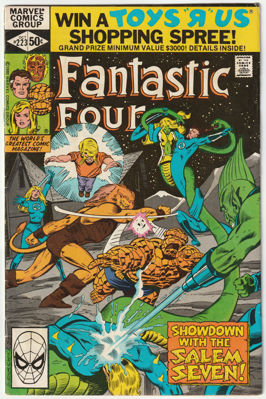 Fantastic Four #223 Direct "That a Child May Live..." (FN/FN+)