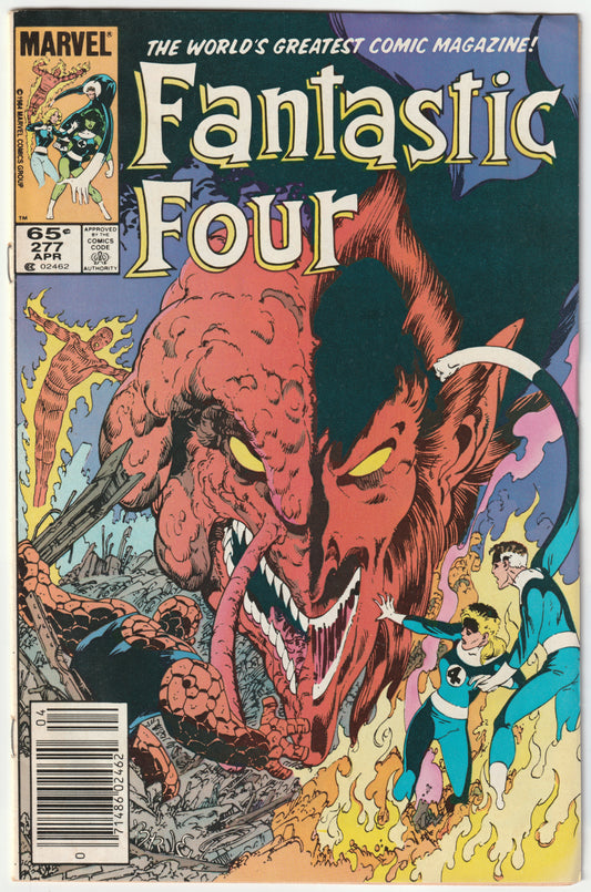 Fantastic Four #277 "Back from Beyond" Newsstand Edition (FN/FN+) (Apparent Death of Mephisto)