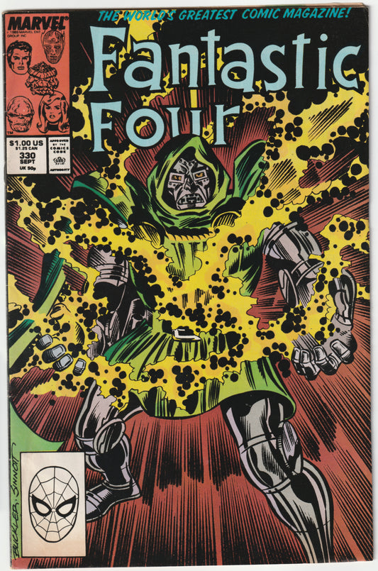 Fantastic Four #330 "Good Dreams!" – Marvel Comics 1989 (FN/VF) (Key issue, several dream appearances)