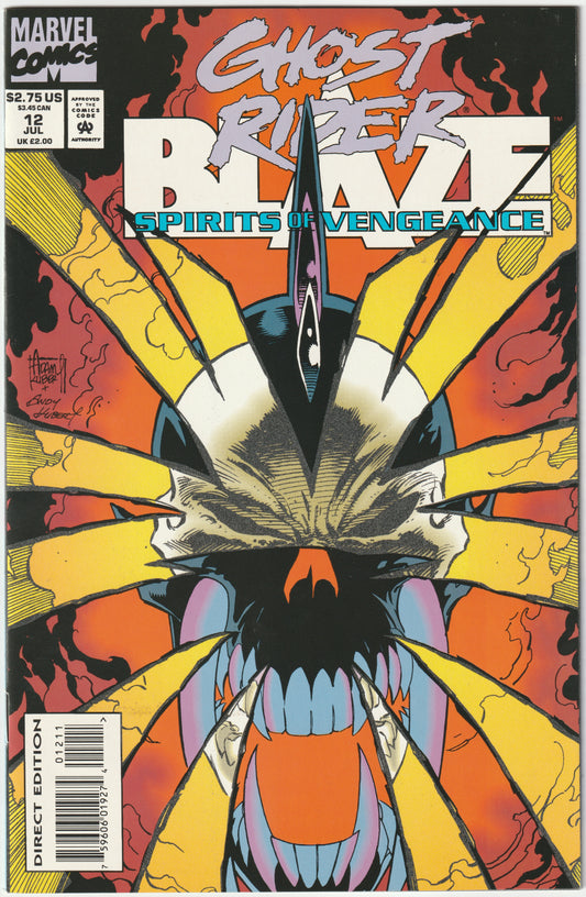 Ghost Rider (1990) Vol. 2, Issue #12 – Glow-in-the-Dark Cover (VF/NM-)