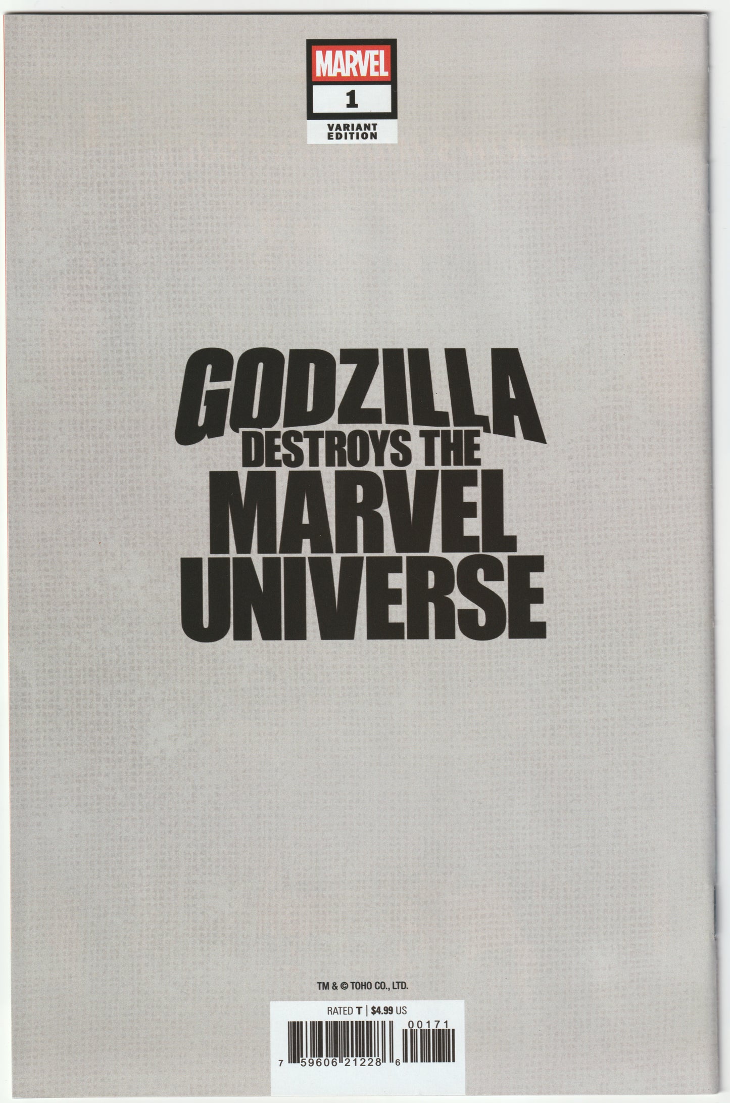 Godzilla Destroys the Marvel Universe #1 - 1st Print - Javier Garrón Variant – Marvel Comics 2025 (NM)