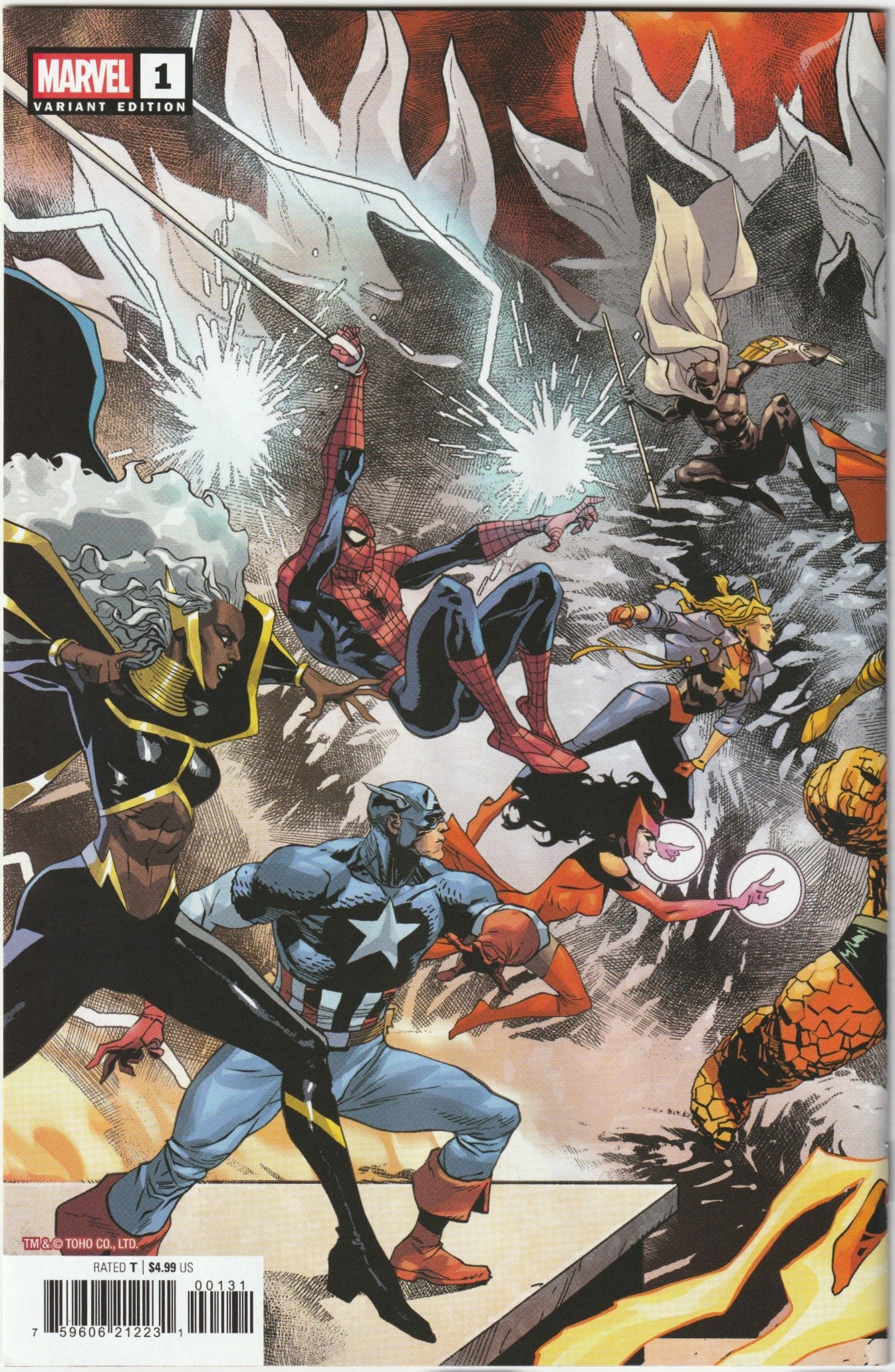 Godzilla vs. Fantastic Four #1 - 1st Print - Leinil Francis Yu Wraparound Cover – Marvel Comics 2025 (NM)