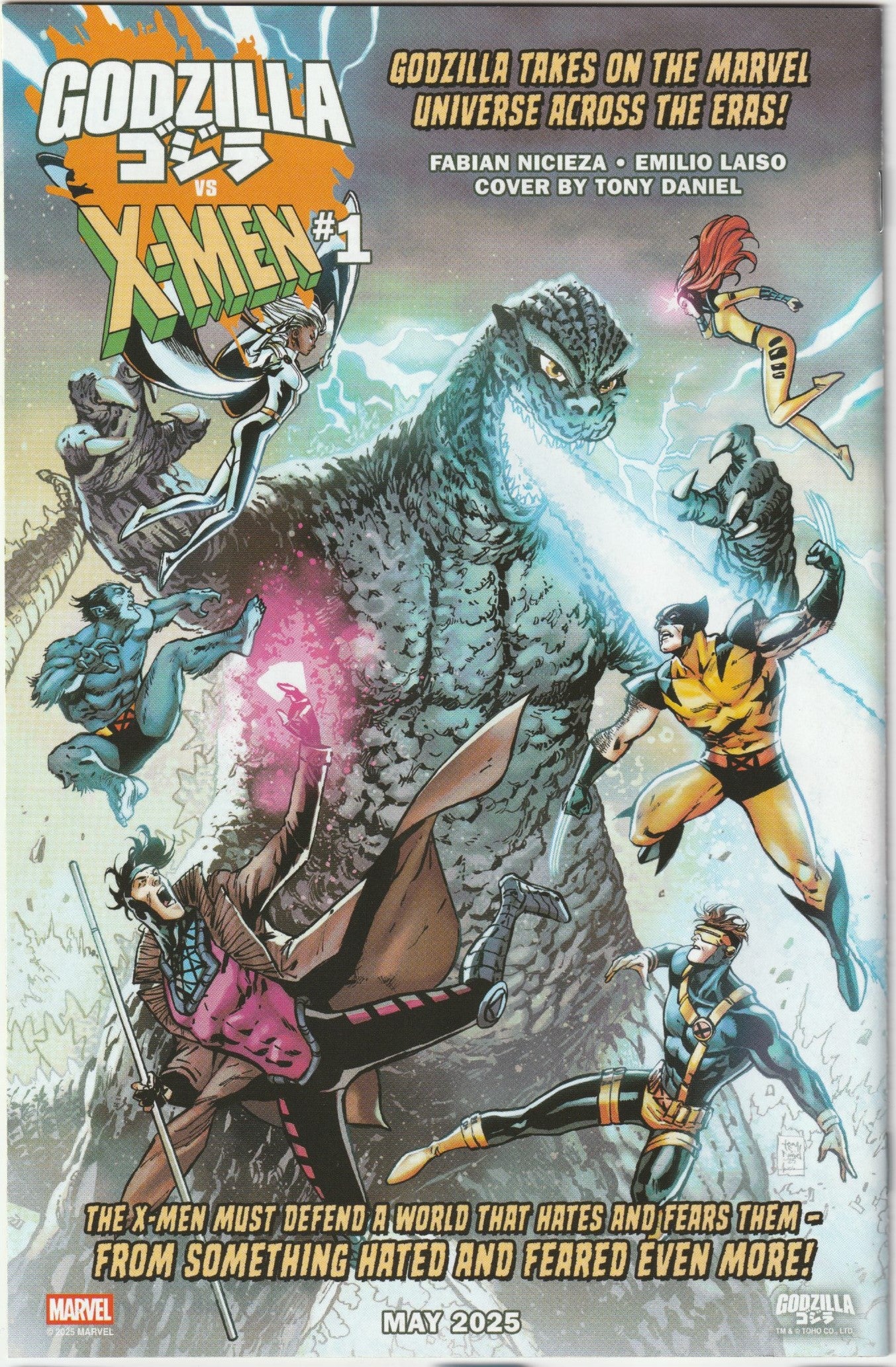 Godzilla vs. Fantastic Four #1 - 1st Print - Adam Kubert Cover A – Marvel Comics 2025 (NM)