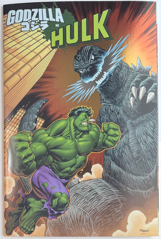 Godzilla vs. Hulk #1 – 1st Print - Ed McGuinness Foil Variant (NM/NM+, 2025, Marvel Comics)