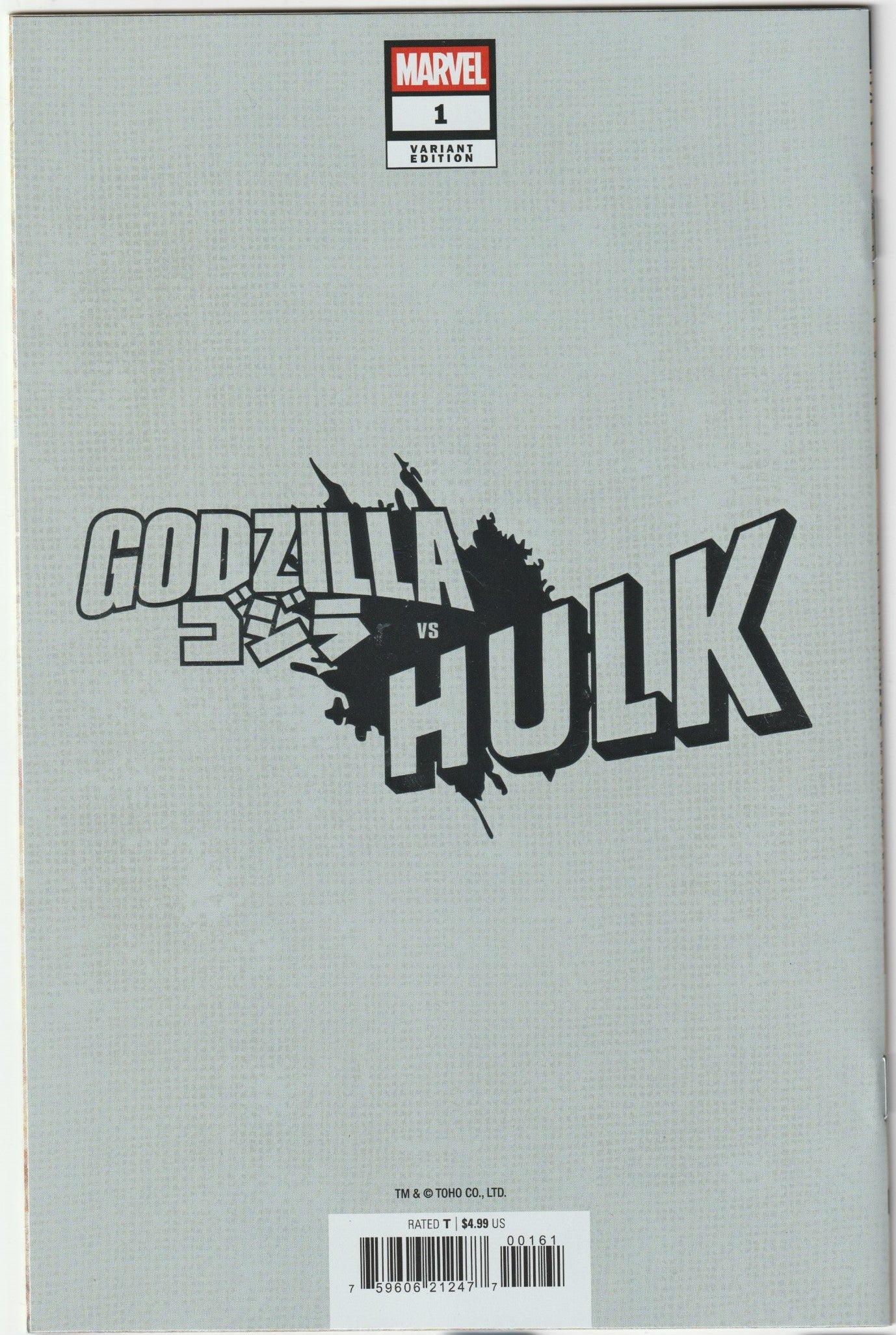 Godzilla vs. Hulk #1 – 1st Print - Ed McGuinness Foil Variant (NM/NM+, 2025, Marvel Comics)
