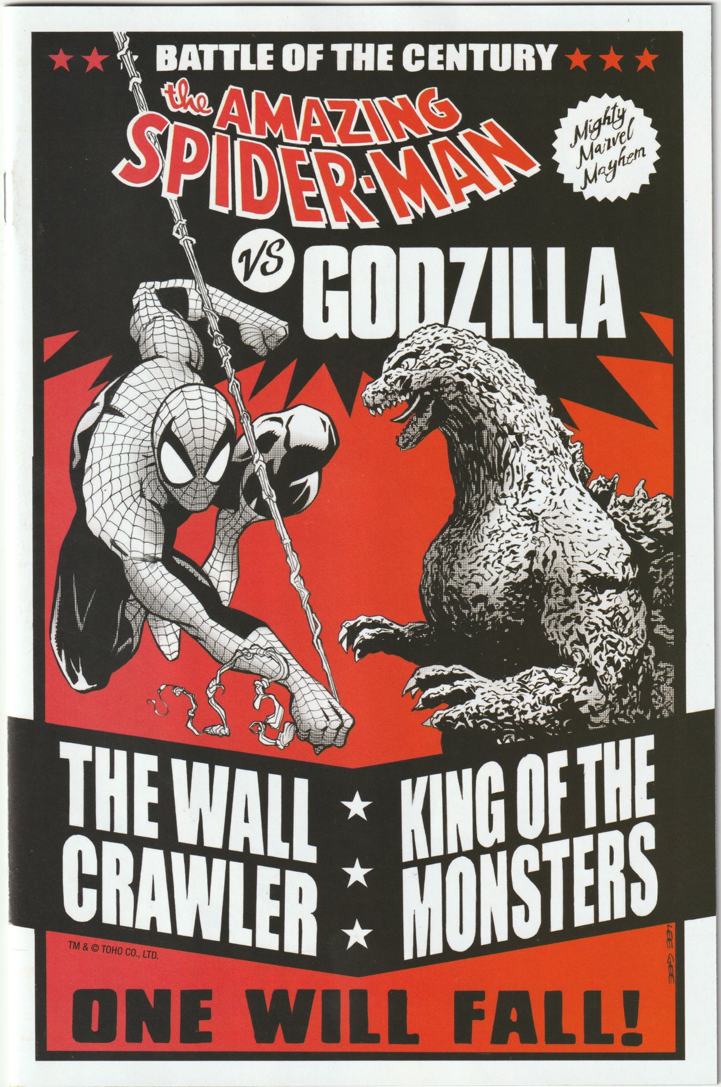Godzilla vs. Spider-Man #1 - 1st Print - Lee Garbett Versus Cover – Marvel Comics 2025 (NM)