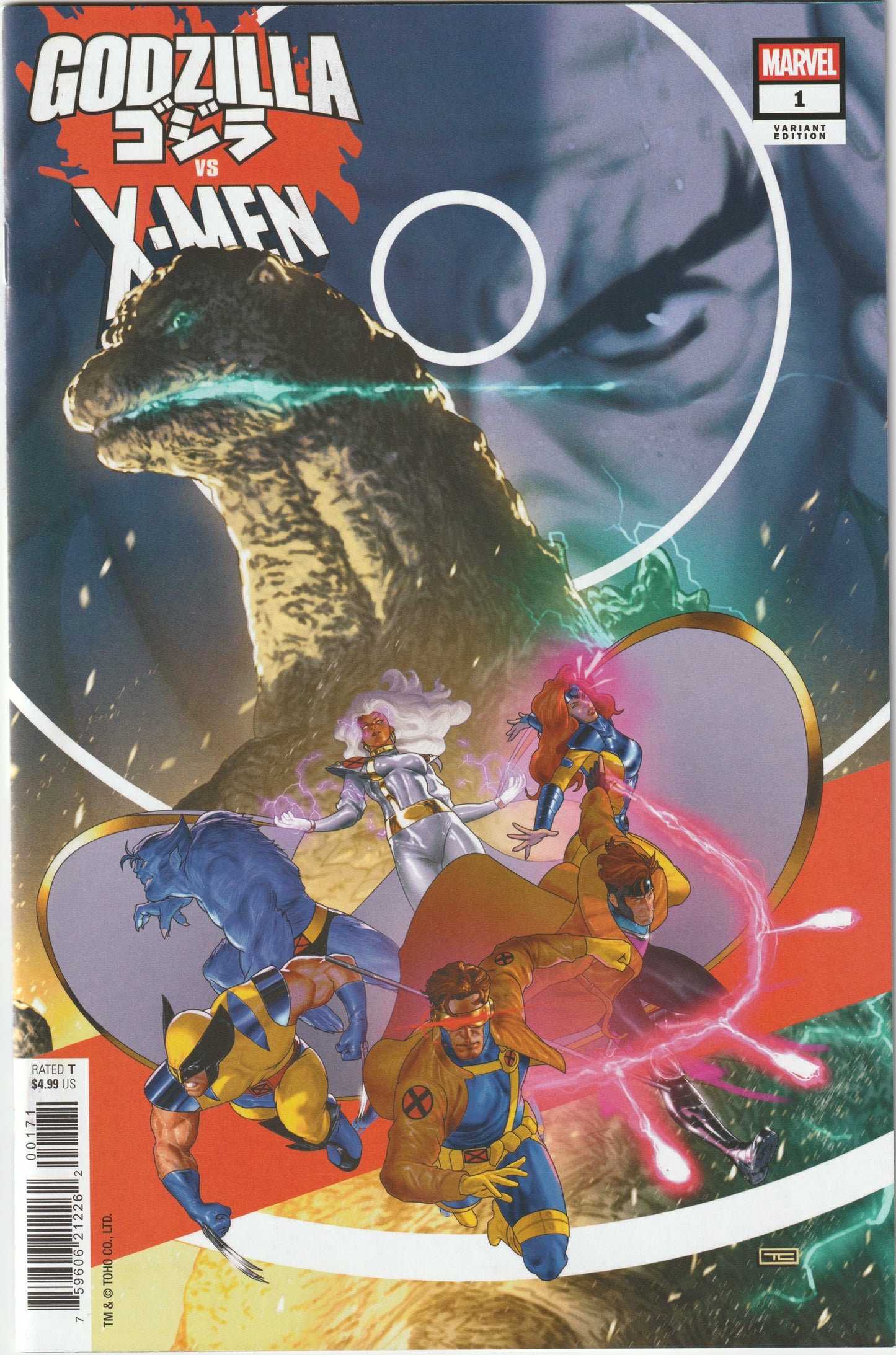 Godzilla vs. X-Men #1 - 1st Print - Taurin Clarke Trade Dress Cover – Marvel Comics 2025 (NM)