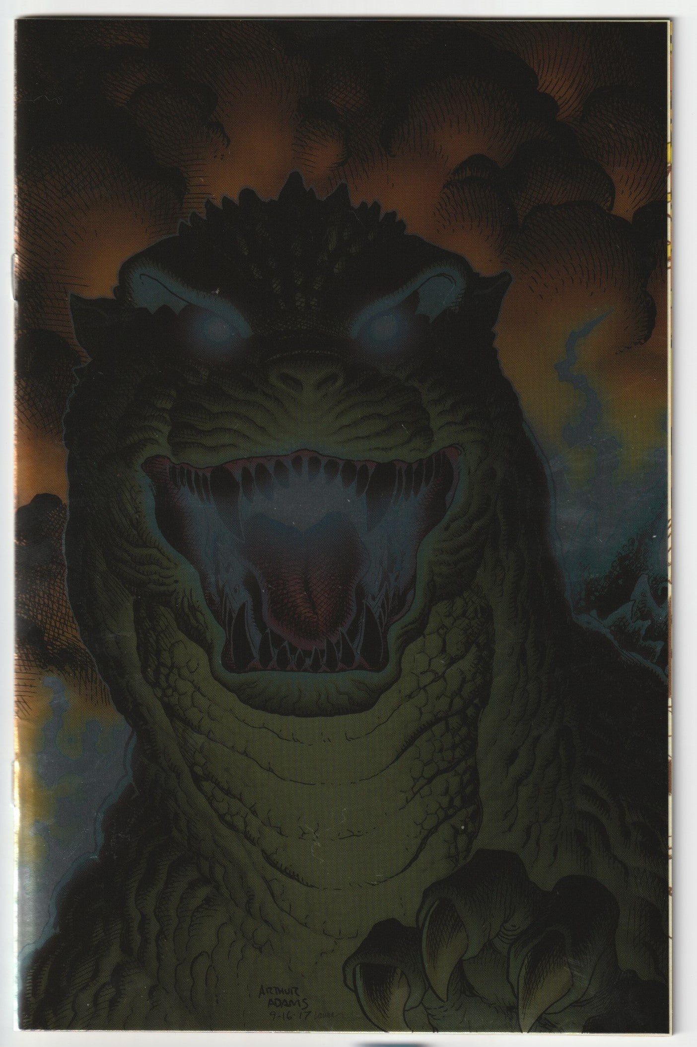 Godzilla’s Monsterpiece Theatre #1 Art Adams NYCC Exclusive Foil Variant (Hard to find!)