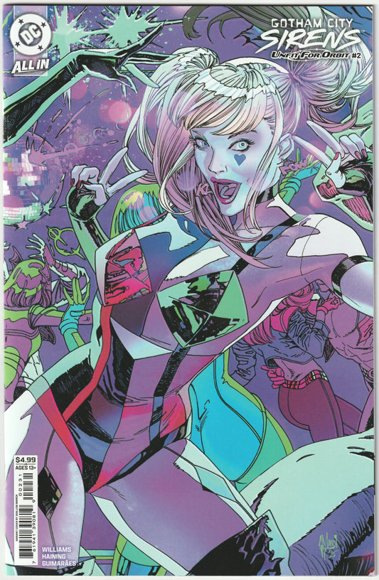Gotham City Sirens: Unfit for Orbit #2 (of 5) Cover C Guillem March Connecting Card Stock Variant – DC Comics 2025 (NM/NM+)