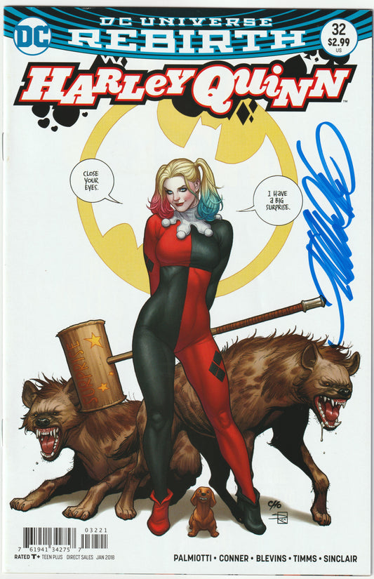 Harley Quinn #32 (2018) – Frank Cho Cover Variant – Signed by Frank Cho (NM/NM-)
