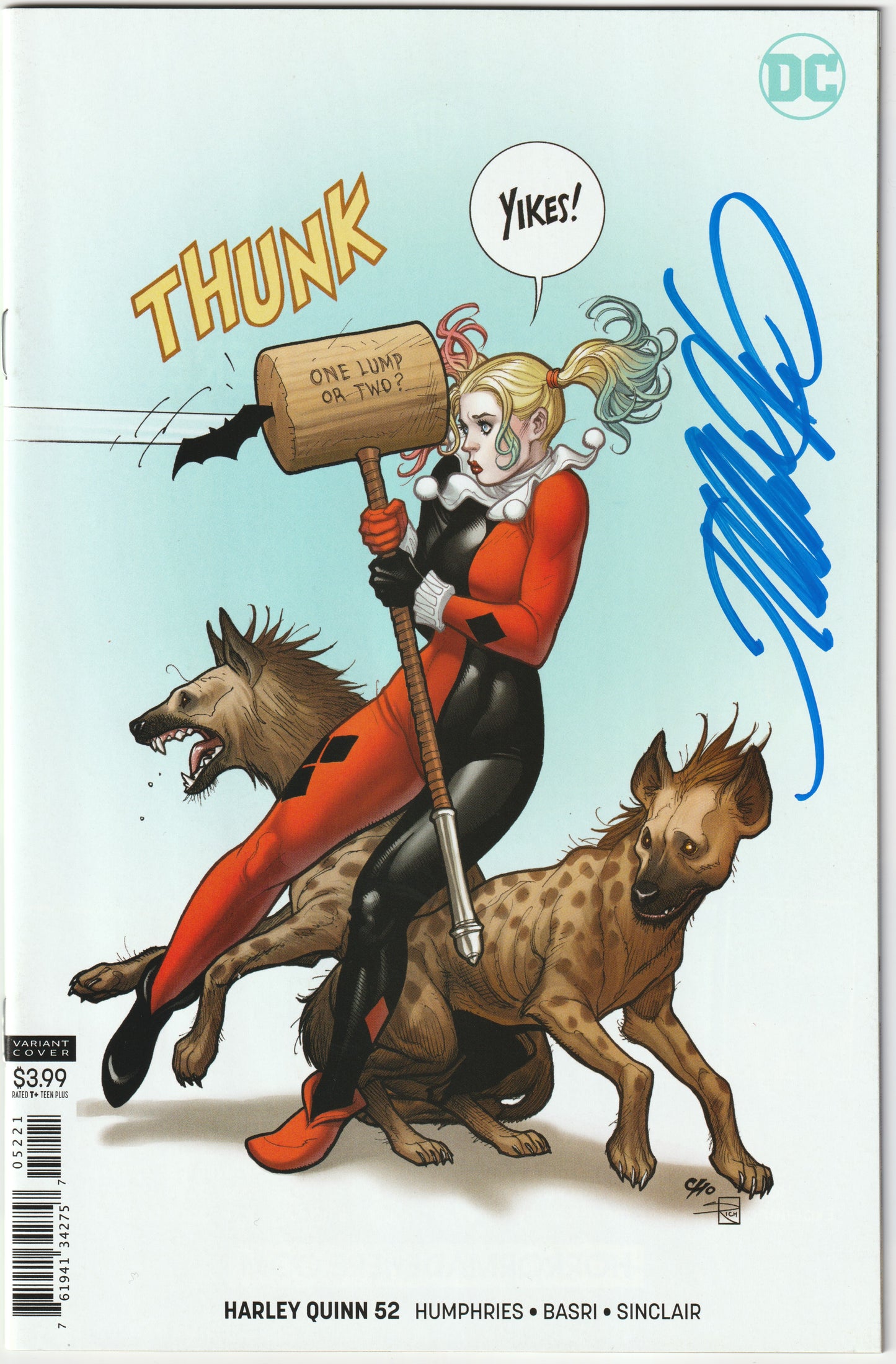Harley Quinn #52 (2018) – Frank Cho & Sabine Rich Cover Variant Signed by Frank Cho (NM/NM-)